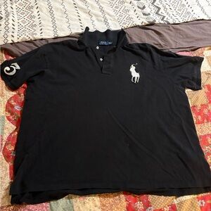 Polo by Ralph Lauren Black Men's 2XB polo  Shirt